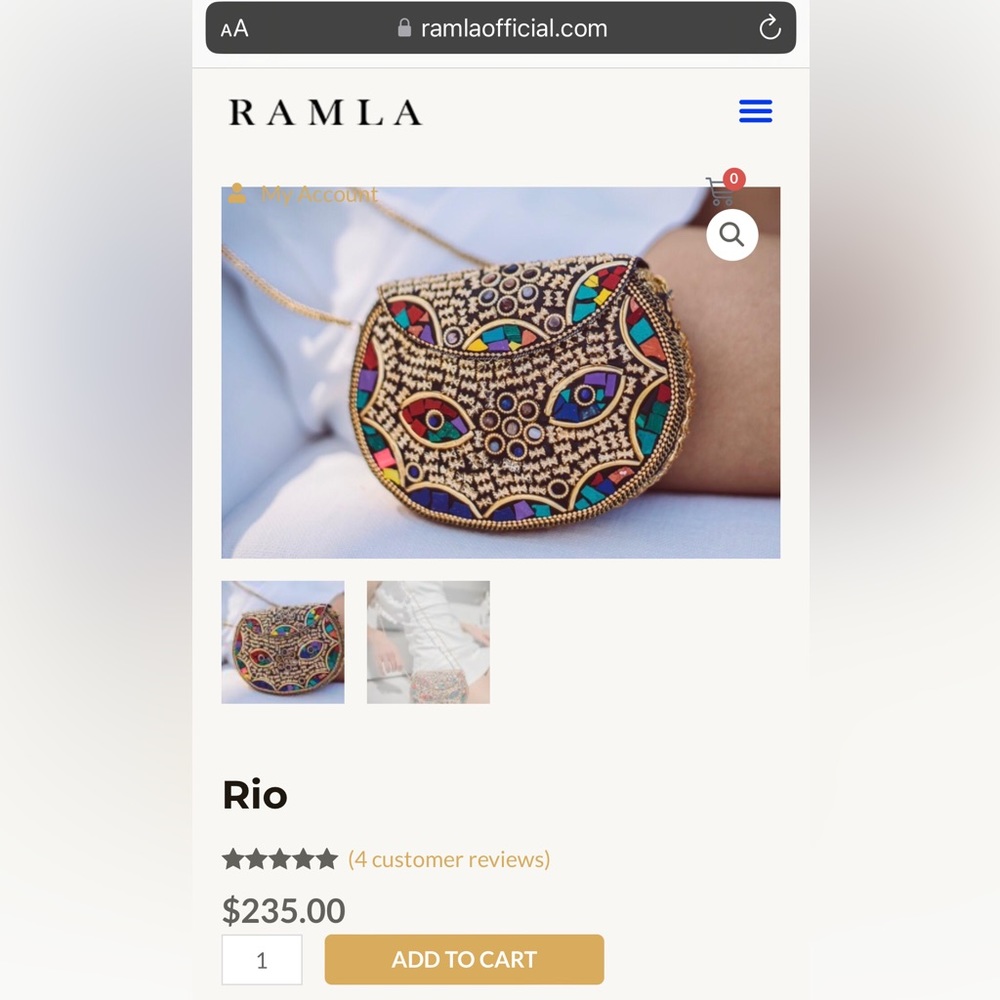 RAMLA Rio Mosaic Bag - Picture 3 of 13